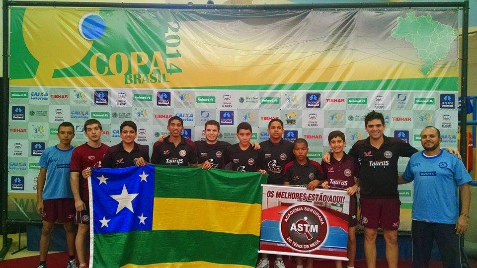 Mesatenistas de Sergipe comemoram ótimo resultado na Copa Brasil de