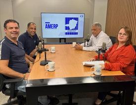 Programa AMERP em Ação recebe o prefeito de Tombos e a secretária de Meio Ambiente de Muriaé