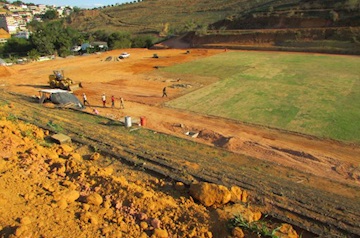 Obras no Complexo Ecoesportivo prosseguem em Muriaé