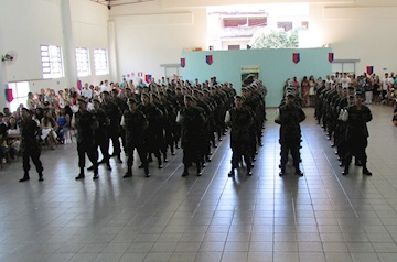 Solenidade marca encerramento do ano de instrução do Tiro de Guerra