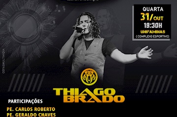 Noite Minha Essência com Thiago Brado em Muriaé