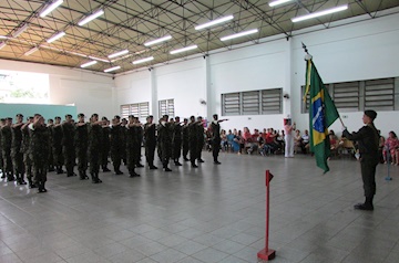 Solenidade marca encerramento do ano de instrução do Tiro de Guerra