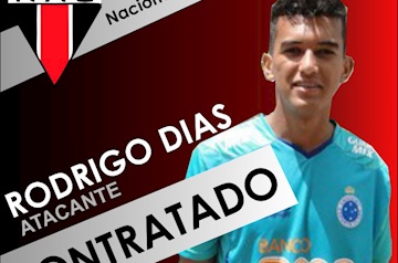 NAC anuncia atacante Rodrigo Dias para o Módulo II do Mineiro