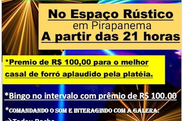 1º Festival de Forró no Espaço Rústico em Pirapanema