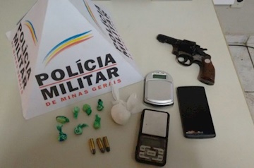 Carangola: PM apreende homens por estupro, tráfico de drogas e posse ilegal de arma