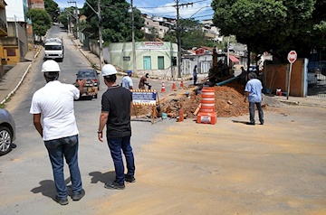 João XXIII: Demsur inicia construção de rede para interligar nova elevatória ao reservatório