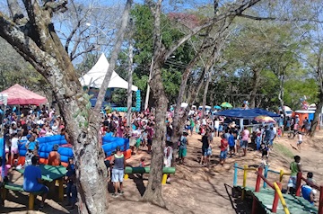 Dia das Crianças foi comemorado com festa no Horto Florestal de Muriaé