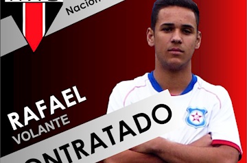 O volante Rafael Prata é mais um reforço do Nacional para o Módulo II do Campeonato Mineiro