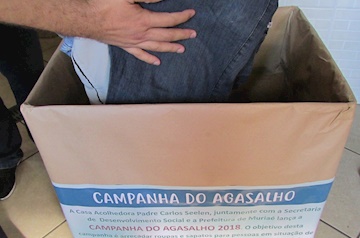 Campanha do Agasalho prossegue em Muriaé