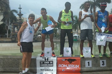 Muriaeense participa da 1ª Corrida Rústica da Padroeira em Campos-RJ