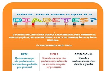 Afinal você sabe o que é Diabetes?