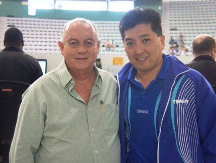 Aberto do Brasil: Presidente da FPTM prestigia competição em Santos