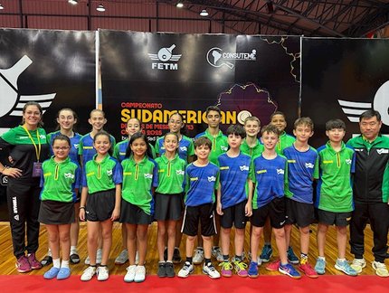 Brasil conquista sete medalhas nas disputas por equipes no Sul-americano Sub-11 e Sub-13 em Cuenca, no Equador
