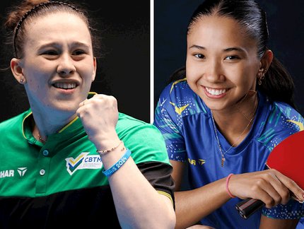 Giulia Takahashi e Victoria Strassburger representam o Brasil no WTT Feeder de Düsseldorf
