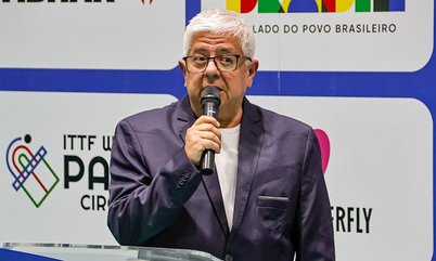 Vilmar Schindler comemora Brasil no mapa do tênis de mesa mundial