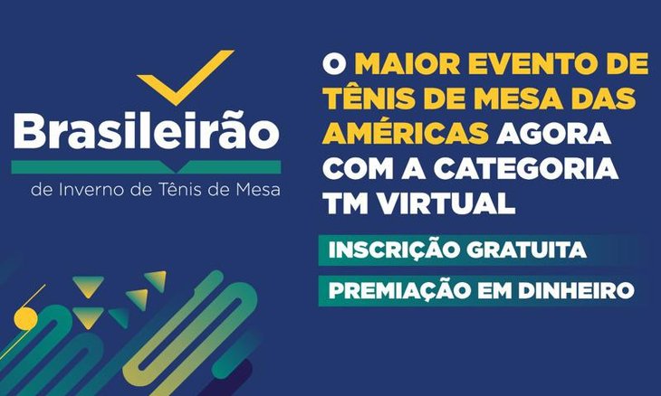 Brasileirão de Inverno 2026 leva o tênis de mesa para a realidade virtual