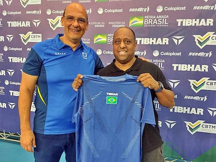 Secretário Especial do Esporte visita a Arena Carioca 2 durante o training camp da Seleção Brasileira
