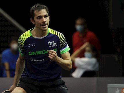 Hugo Calderano conquista o WTT Doha 2023