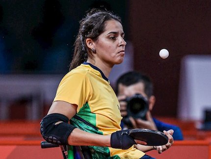 Cátia Oliveira garante a primeira medalha para o tênis de mesa brasileiro nos Jogos Paralímpicos de Tóquio
