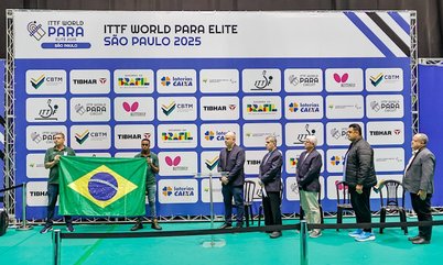 Com recorde de atletas e presença de autoridades, ITTF World Para Elite São Paulo 2025 realiza cerimônia oficial de abertura