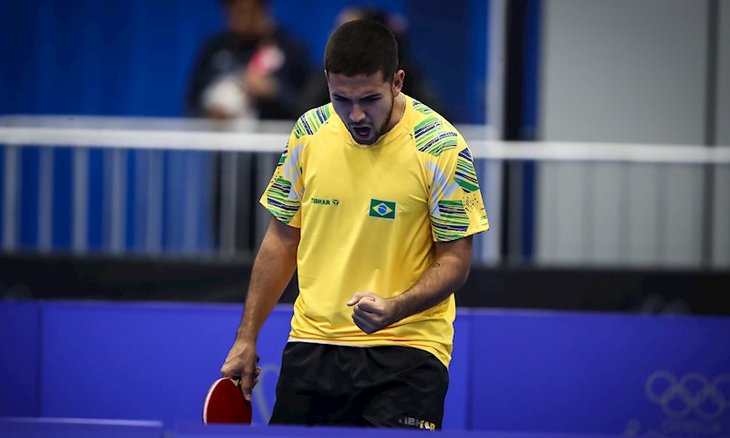 Guilherme Teodoro ajudou o time masculino no torne