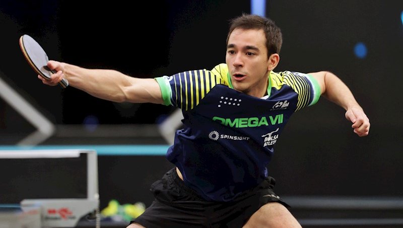 Hugo Calderano vai atuar no Japão. Foto: WTT.