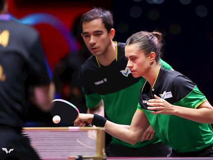 Dupla formada por Bruna Takahashi e Hugo Calderano sobe no ranking mundial e faz história para o Brasil