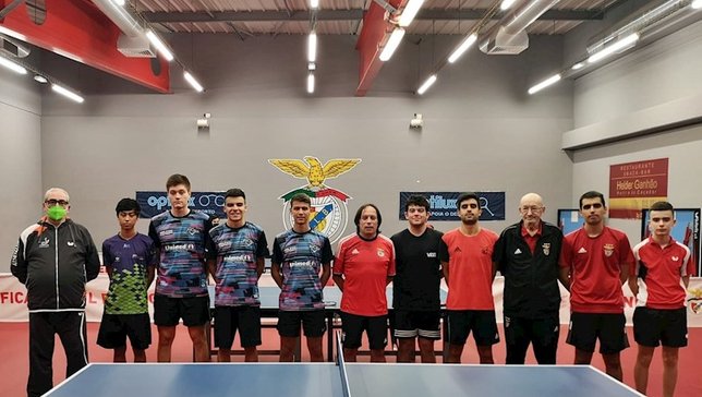 Atletas do Yara Clube e do benfica, em Lisboa. Fot