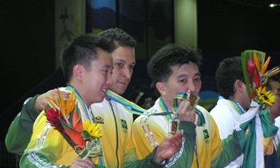 EQUIPE MASCULINA É CAMPEÃ NO LATINO-AMERICANO