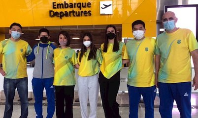 Partiu, Japão! Seleção feminina segue para Hamamatsu, onde vai acertar os últimos detalhes da preparação olímpica