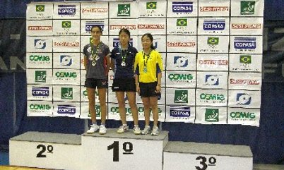 PÓDIO COPA BRASIL RANKING INFANTIL FEMININO