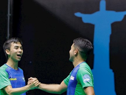 Vítor Ishiy e Guilherme Teodoro vencem dupla da Coreia do Sul e avançam às semifinais do WTT Contender Mendoza, na Argentina