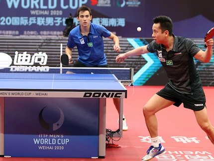 Chave principal do WTT Contender começa nesta quarta, com duelo brasileiro: Calderano contra Tsuboi