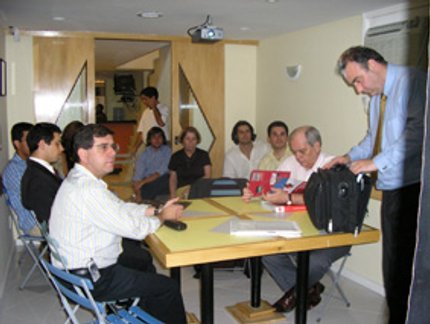 RUY CEZAR, SECRETÁRIO DO PAN 2007, VISITA CBTM