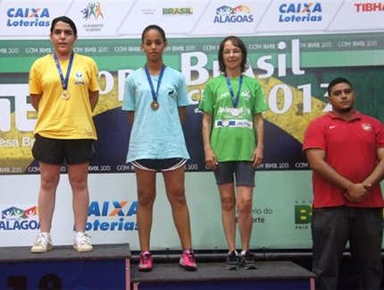 Atleta da Academia Cearense comemora o título do Rating J feminino