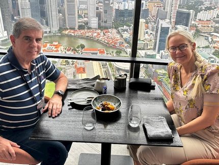 COLUNA DO PRESIDENTE – Alaor Azevedo participa de reunião com a presidente da ITTF