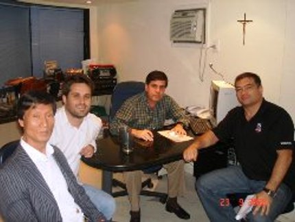PRESIDENTE ALAOR RECEBE YONG MIN KIM NA CBTM