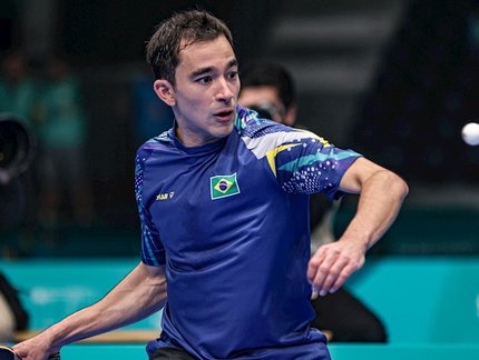 Após grande campanha, Hugo Calderano é superado por número 3 do ranking e fica com o vice-campeonato do WTT Champions Incheon