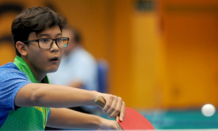 Felipe Okano disputou as categorias Sub-17 e Sub-1