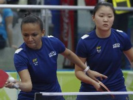 PRATA PARA O BRASIL NAS DUPLAS FEMININAS NOS JOGOS SUL-AMERICANOS
