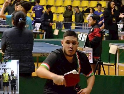 Henrique Rodrigues do Gran é Prata na 7ª Liga Nipo Brasileira de Tênis de Mesa em São Bernardo do Campo