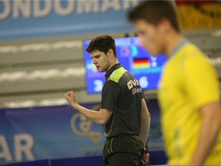 Lá Fora: Dimitrij Ovtcharov e Shen Yanfei conquistam o Top 16 Europeu
