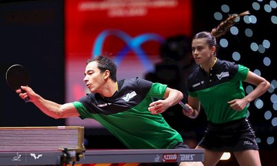 Hugo Calderano e Bruna Takahashi disputam WTT Champions Montpellier