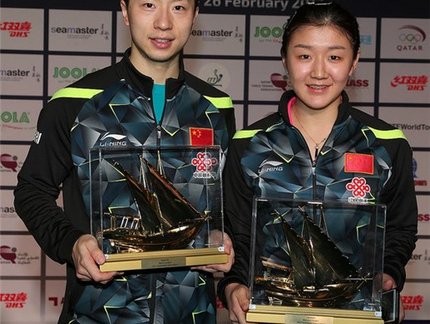 Lá Fora: Em duelo de melhores do mundo, Ma Long bate Fan Zhendong e conquista Aberto do Catar