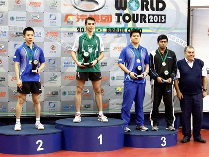 Aos 17 anos, Hugo Calderano é campeão do Aberto do Brasil de Tênis de Mesa