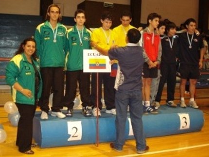 PÓDIO DUPLA JUVENIL MASCULINA SUL AMERICANO