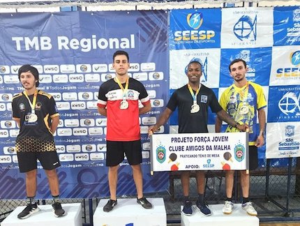 Domínio total: equipe de tênis de mesa do Galpão T.T brilha na 1ª Etapa do TMB Regional