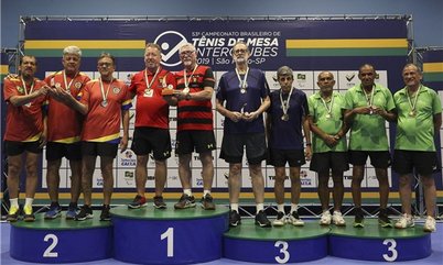 Leões do Norte superam Cariocas do Veterano 6 no 53° Campeonato Brasileiro de Tênis de Mesa
