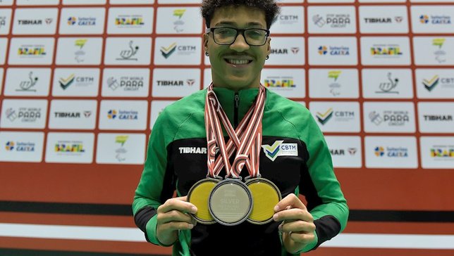 Cadu Moraes é nº1 no ranking internacional individual de duplas mistas na Classe 5