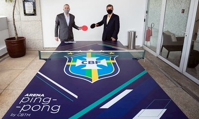 CBF recebe primeira Arena Ping-Pong, produto formatado para empresas e associações